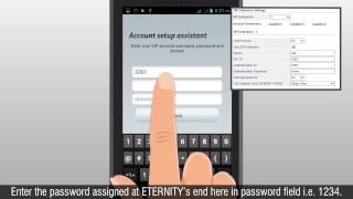 How To Register SIP Extension In ETERNITY [upl. by Sucrad]