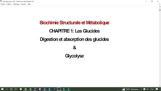 la glycolyse biochimie [upl. by Etnuhs849]