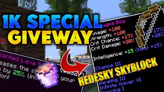 Redesky Skyblock Giveway  Hypixel like Cracked Skyblock  CREATOR X [upl. by Ikilisav]