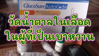 รีวิววิธีใช้เครื่องวัดน้ำตาลในเลือด Glucosure [upl. by Alexia25]