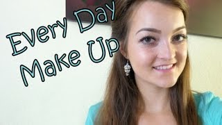 Mein täglicher Makeup Look  für Uni Schule Arbeit oder Freizeit [upl. by Ynohta]