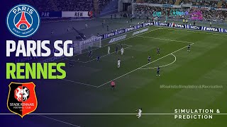 PSG  RENNES  Ligue 1 2425  eFootball Match Simultion [upl. by Klara]