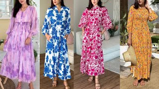 Top Floral Maxi Dresses for 2024  Summer Style for Women  Wear Waves [upl. by Pan386]