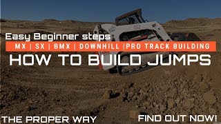 How to Build Jumps for Beginners  MX  SX  BMX  AX  Downhill  Pro Track Builder [upl. by Buddie111]