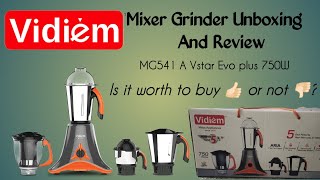 Vidiem Mixer Grinder Unboxing and Review in Tamil [upl. by Constantia]