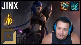 🚀 Tyler1 FINALLY PLAYING JINX  Jinx ADC Gameplay  Preseason 12 ᴴᴰ [upl. by Aeslehc]