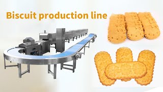 Biscuit production linehard biscuit machinebiscuit manufacturing [upl. by Concoff]