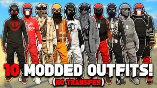 How To Get 10 GTA 5 Modded Outfits No Transfer Glitch [upl. by Adis680]