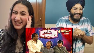 Indian Reaction to Shaadi Ka Interview  Umer Sharif And Sikandar Sanam Comedy Raula Pao [upl. by Calica]