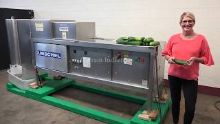 Urschel Translicer 2000 Stainless Steel Slicer Demonstration [upl. by Hailed]