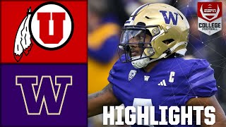 Utah Utes vs Washington Huskies  Full Game Highlights [upl. by Enasus]