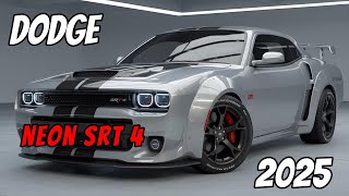 2025 Dodge Neon SRT4 Rumors A Bold Comeback with Turbocharged Power and Modern Flair [upl. by Aysab]