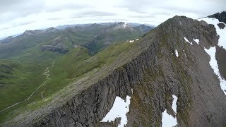 Britains Mountain Challenges CMD Arête scrambling [upl. by Yelrebmyk26]