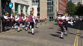 Saddleworth Morris dance quotThe Dobcross” at Jockey Morris Day of Dance Birmingham May 2023 [upl. by Suzan]