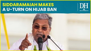 Karnataka Chief Minister Siddaramaiah changes his stance on hijab ban [upl. by Aenit]