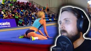 Forsen Reacts to Una Stancev  High Jump [upl. by Nojid]