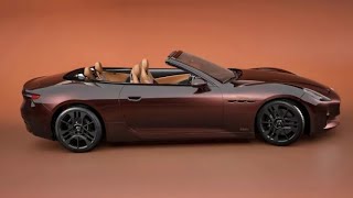 Oneoff Maserati GranCabrio Folgore celebrates Italian winemaker [upl. by Nonnek]