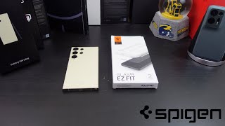 Samsung Galaxy S24 Ultra Spigen GlasTR EZ Fit Screen Protector Review [upl. by Rancell]