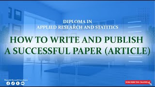 𝐂𝐨𝐮𝐫𝐬𝐞 𝐇𝐨𝐰 𝐭𝐨 𝐖𝐫𝐢𝐭𝐞 𝐚𝐧𝐝 𝐏𝐮𝐛𝐥𝐢𝐬𝐡 𝐚 𝐒𝐮𝐜𝐜𝐞𝐬𝐬𝐟𝐮𝐥 𝐩𝐚𝐩𝐞𝐫 𝐀𝐫𝐭𝐢𝐜𝐥𝐞 [upl. by Veator695]