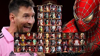 Mortal Kombat 9  LIONEL MESSI amp SPIDERMAN  Expert Tag Ladder  Gameplay 1080p  60ᶠᵖˢ ✔ [upl. by Urba]