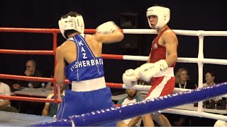 SF YM57kg OLIMOV SAMANDAR UZB vs KOSHERBAYEV ZHANSERI KAZ  IBA YWCHs Budva 2024 [upl. by Teri813]