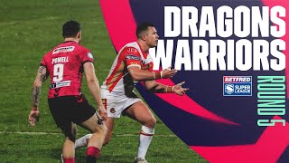 Highlights  Catalans Dragons v Wigan Warriors Round 5 2022 Betfred Super League [upl. by Atsyrhc]