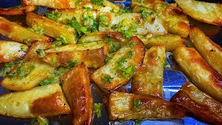 Roasted Garlic Potatoes Quick amp Easy [upl. by Golter113]