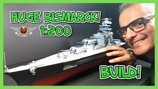 HUGE 1200 scale BISMARCK agoramodels battleship [upl. by Uyekawa]