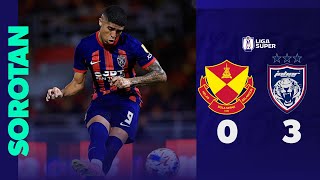 Selangor FC 03 Johor Darul Tazim  Sorotan Perlawanan Liga Super 202425 [upl. by Brody]