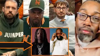 MATH HOFFA amp MECCA APPLY PRESSURE ON TRAP LORE ROSS amp ADAM22 OVER KING VON amp RICK ROSS  🤔 [upl. by Ainwat121]