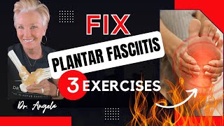 3 Exercises You MUST Do To Fix Plantar Fasciitis [upl. by Nnahs]