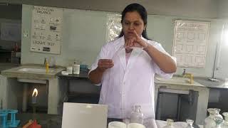 Identification test for Sodium Bicarbonate Magnesium Sulphate Practical performance [upl. by Ahsinauj]