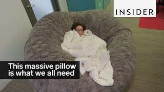 This massive pillow is exactly what we all need right now [upl. by Danforth]