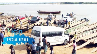 River crossing in Buruku Benue State [upl. by Shepherd]