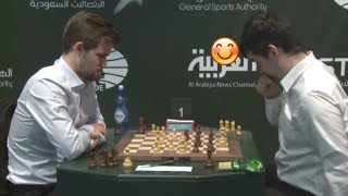 MAGNUS VS IAN NEPOMNIACHTCHI  World Blitz Chess [upl. by Nuawd]