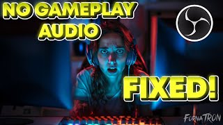 How To Fix No Gameplay Audio  OBS Studio Mac amp PC [upl. by Aihsetan]