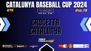 CATBC 2024  U16  CROCETTA Vs CATALUNYA  0530 PM [upl. by Drye]