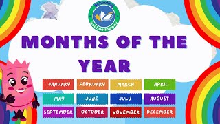 Name of months in English  12 months name in English  Name of the months  12 month name [upl. by Sarilda]