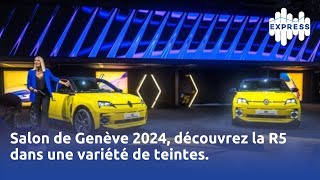 Salon de Genève 2024  Découvrez la R5 dans une variété de teintes [upl. by Averyl]