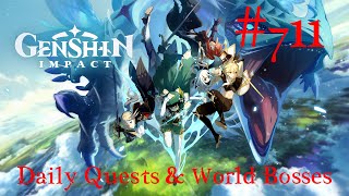 Genshin Impact Walkthrough Part 711  Daily Quests amp World Bosses 138 No Commentary [upl. by Audrey]