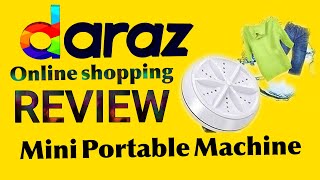 DARAZ  ONLINE SHOPPING  REVIEW ON MINI PORTABLE MACHINE [upl. by Travus]