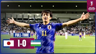 AFCU23  Japan 1  0 Uzbekistan [upl. by Krawczyk847]