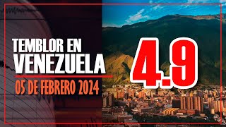 Temblor de 49 grados en Venezuela  05 de Febrero 2024 [upl. by Aretahs]