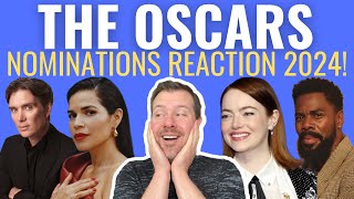 Oscar Nominations Reaction Video 2024 [upl. by Airetahs153]