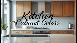 Trending Kitchen Cabinet Colors 2024  Modern and Stylish Color Ideas [upl. by Onairelav]