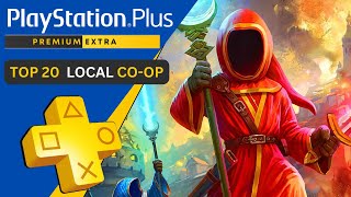 Top 20 Local Coop amp Splitscreen Games on PlayStation Plus Extra amp Premium  JUNE 2024 [upl. by Barra]