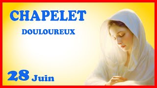 CHAPELET 🙏 Vendredi 28 Juin  Mystères Douloureux [upl. by Latsyrc26]