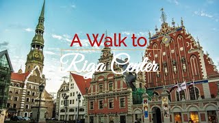 A short Walk towards Center Riga Latvia [upl. by Chap]