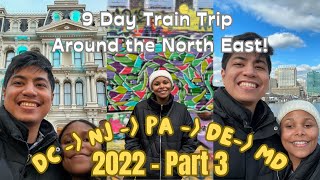 Amtrak Train Trip  Winter 2022  Traveling the Northeast via Train  Part 3 [upl. by Navada]