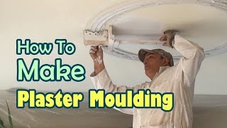 How to Make Plaster Moulding for your Dining Room [upl. by Whalen583]